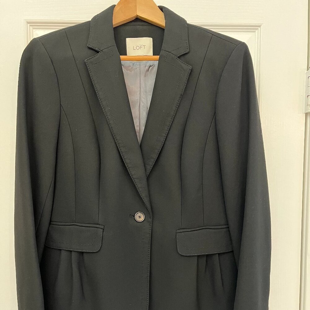 Ann Taylor Loft Black Blazer Size 6